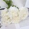 8 pcs White Artificial Carnations – Silk Flowers for Wedding & Home Decor